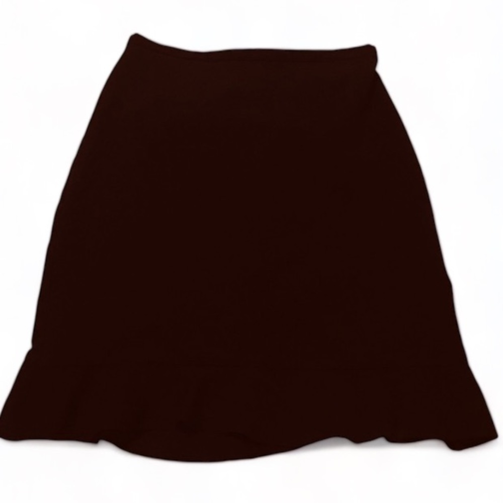 Black Skirt With Ruffled Bottom Petites by Inclinations Ladies Size 4P GUC